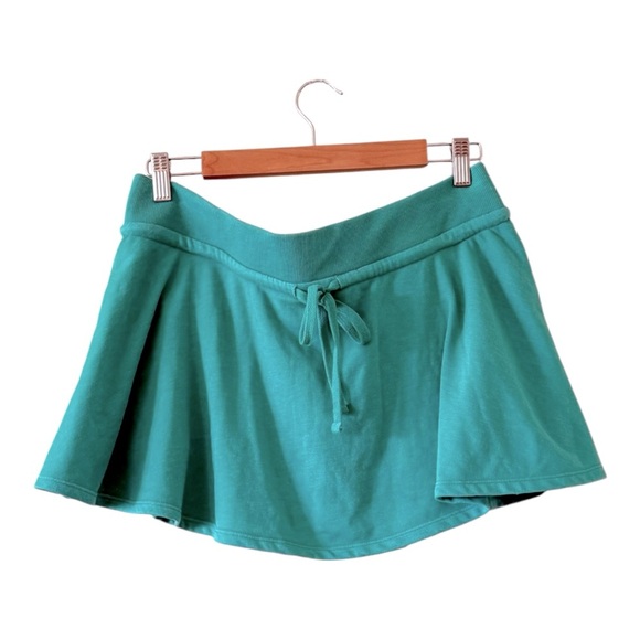 ANTHROPOLOGIE Daily Practice Refresh Pull On Mini Skort Kelly Green NEW - Picture 5 of 10